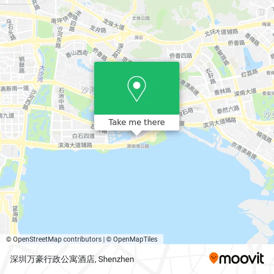 深圳万豪行政公寓酒店 map
