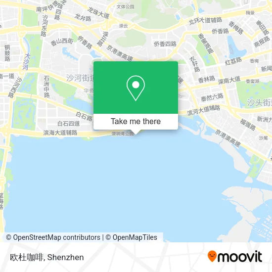 欧杜咖啡 map