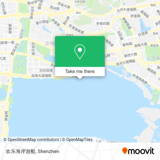 欢乐海岸游船 map