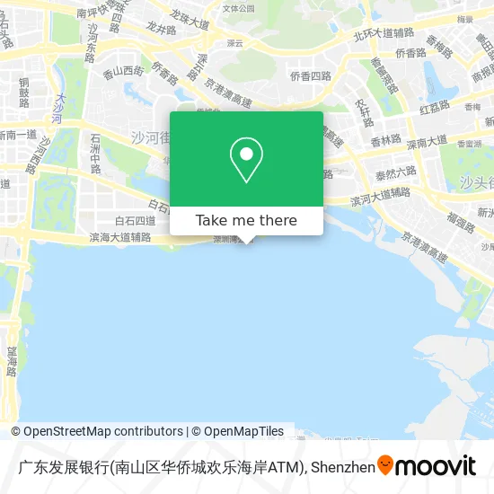 广东发展银行(南山区华侨城欢乐海岸ATM) map