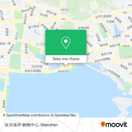 欢乐海岸-购物中心 map