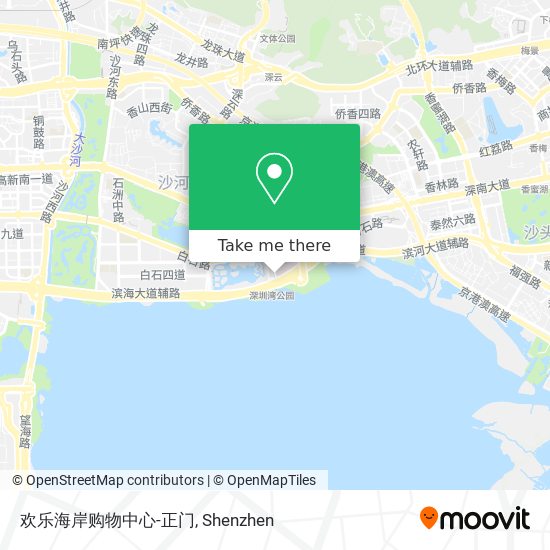 欢乐海岸购物中心-正门 map