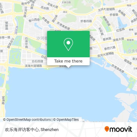 欢乐海岸访客中心 map