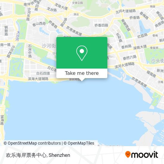 欢乐海岸票务中心 map