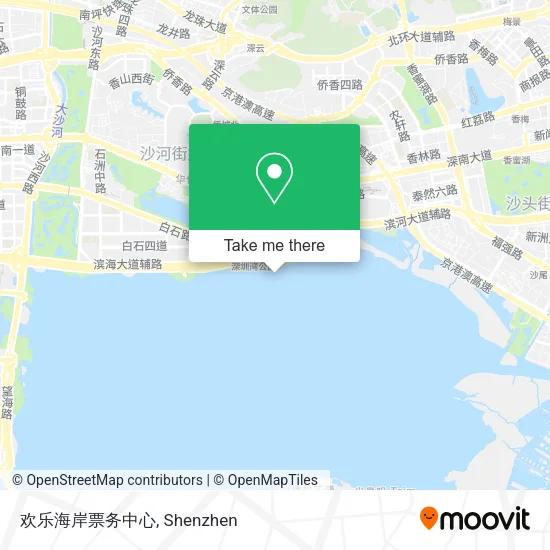 欢乐海岸票务中心 map