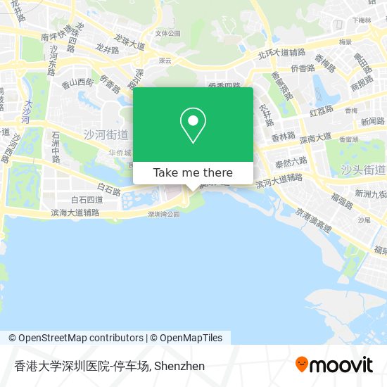 香港大学深圳医院-停车场 map