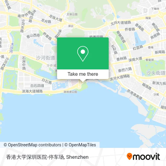 香港大学深圳医院-停车场 map