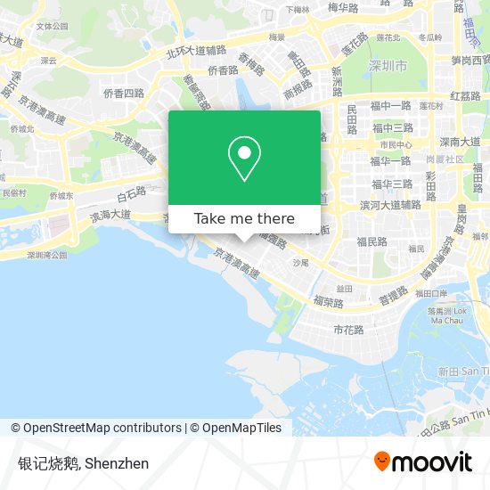 银记烧鹅 map