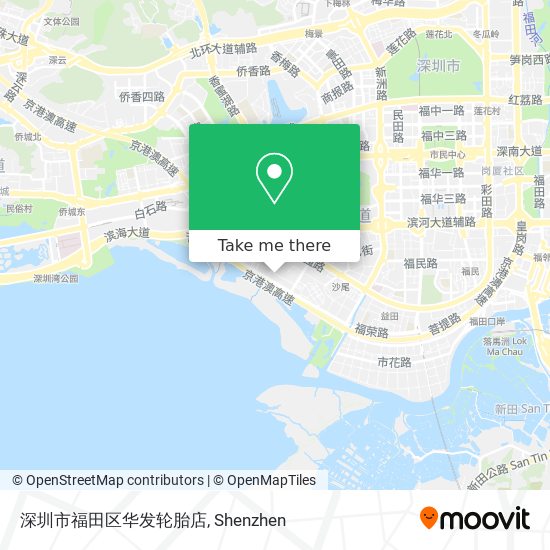 深圳市福田区华发轮胎店 map