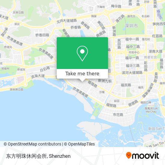 东方明珠休闲会所 map