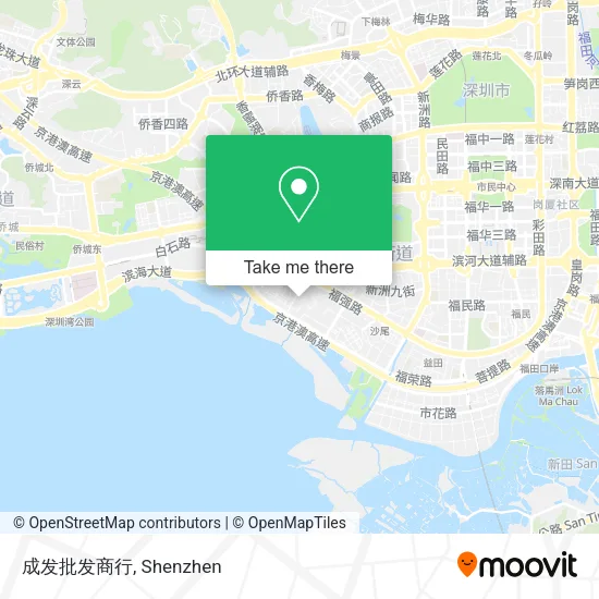 成发批发商行 map