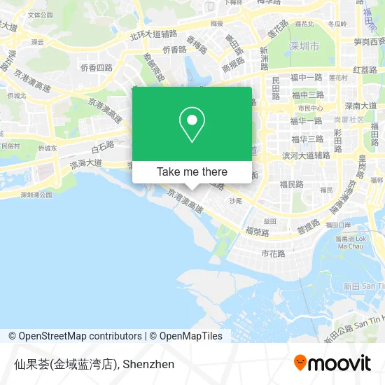 仙果荟(金域蓝湾店) map
