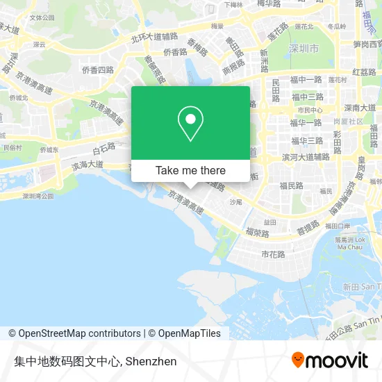 集中地数码图文中心 map