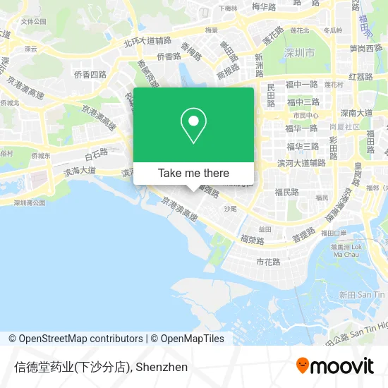 信德堂药业(下沙分店) map