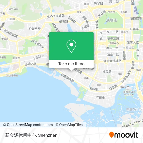 新金源休闲中心 map