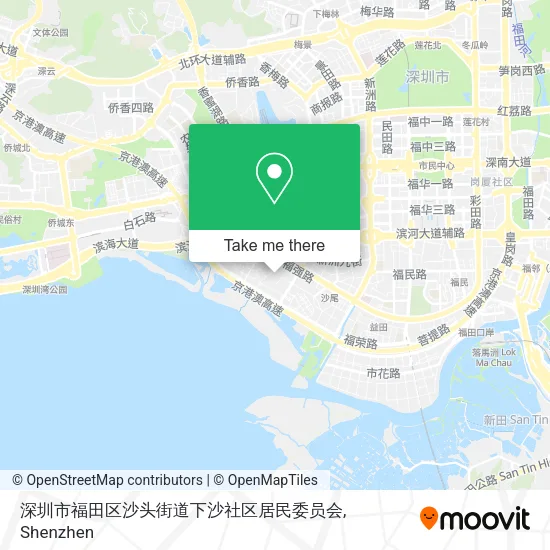 深圳市福田区沙头街道下沙社区居民委员会 map