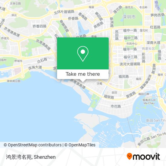 鸿景湾名苑 map