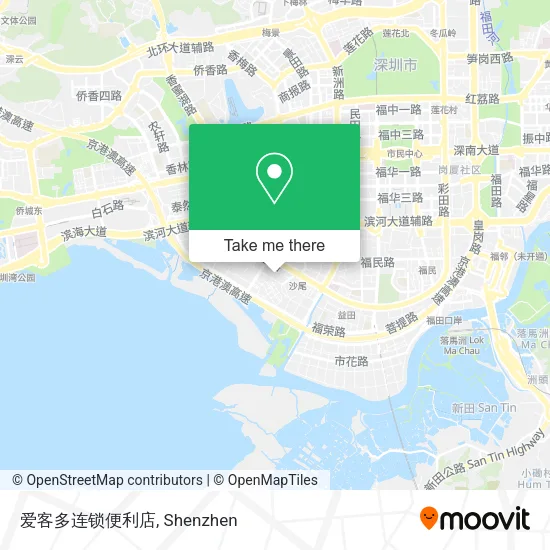 爱客多连锁便利店 map