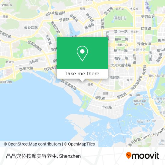 晶晶穴位按摩美容养生 map