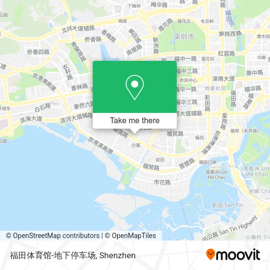 福田体育馆-地下停车场 map