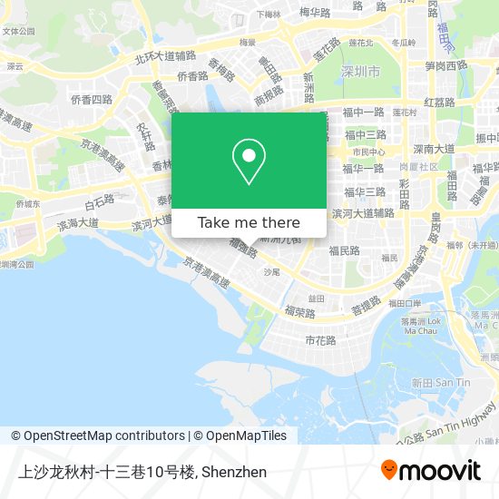 上沙龙秋村-十三巷10号楼 map