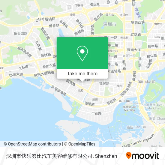 深圳市快乐努比汽车美容维修有限公司 map