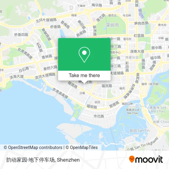 韵动家园-地下停车场 map