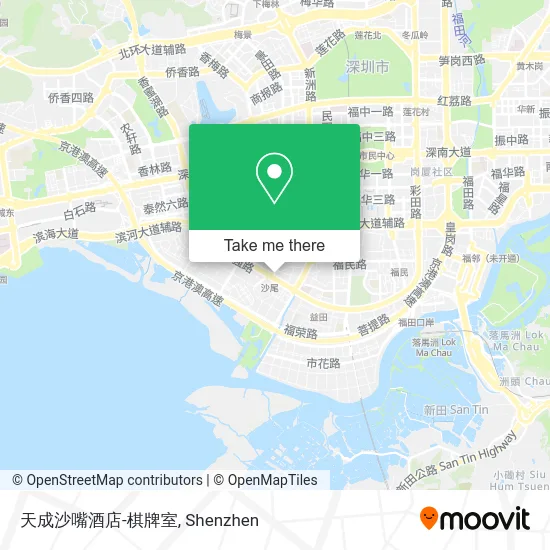 天成沙嘴酒店-棋牌室 map