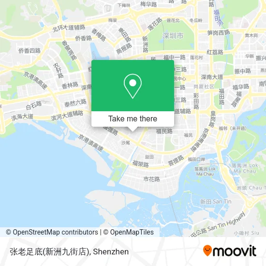 张老足底(新洲九街店) map