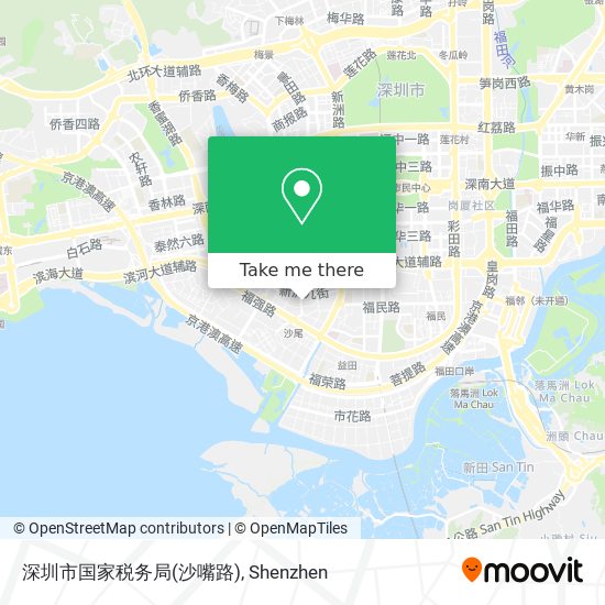 深圳市国家税务局(沙嘴路) map