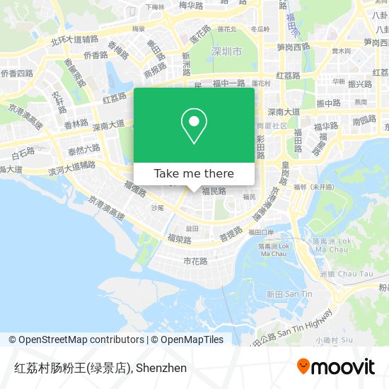 红荔村肠粉王(绿景店) map