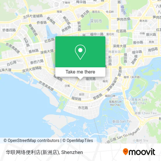 华联网络便利店(新洲店) map