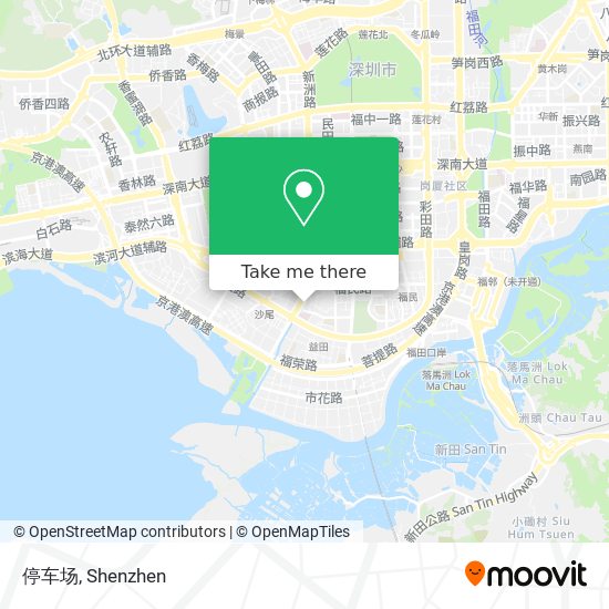 停车场 map