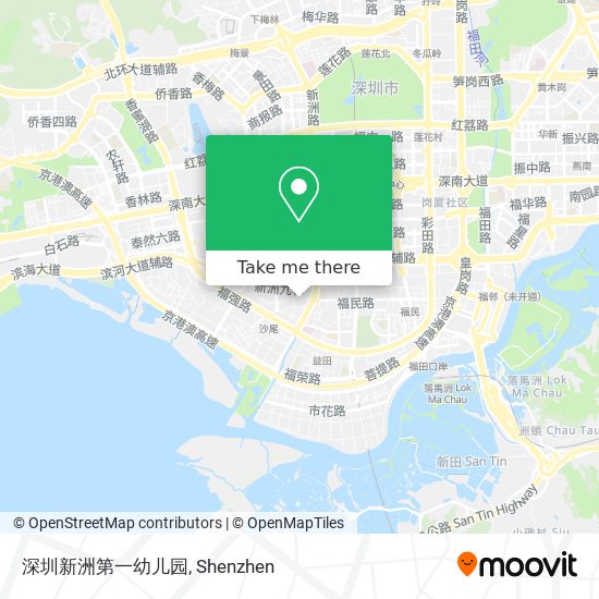 深圳新洲第一幼儿园 map