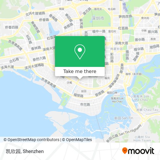 凯欣园 map