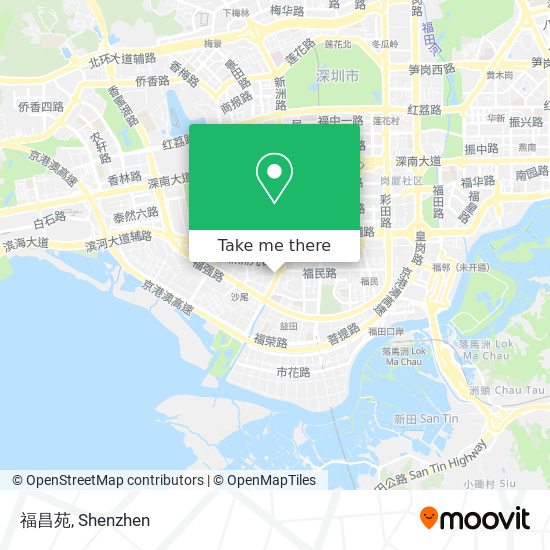 福昌苑 map