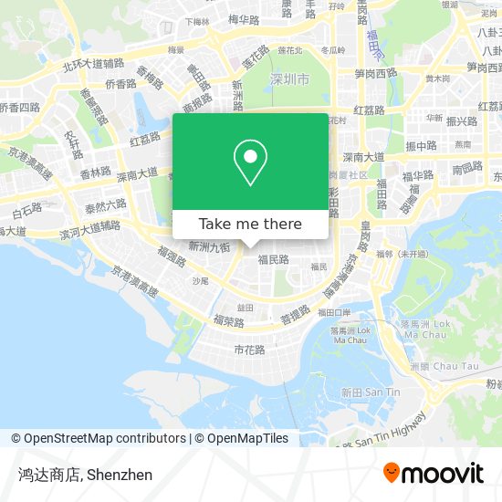 鸿达商店 map