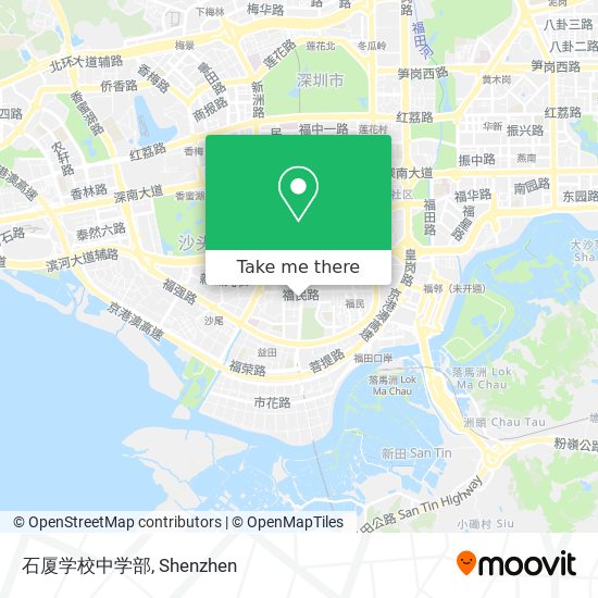 石厦学校中学部 map