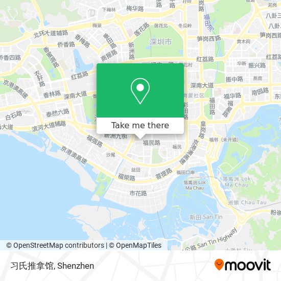 习氏推拿馆 map