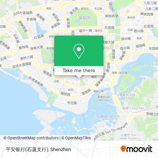 平安银行(石厦支行) map