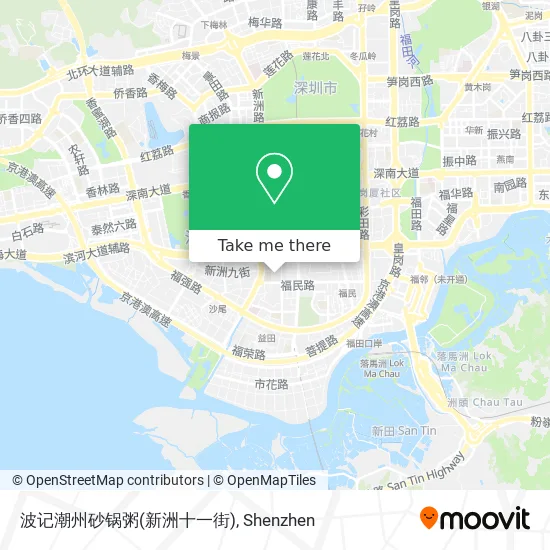 波记潮州砂锅粥(新洲十一街) map