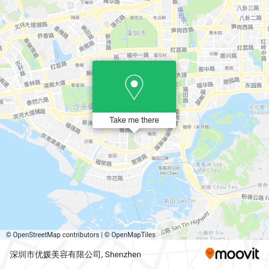 深圳市优媛美容有限公司 map