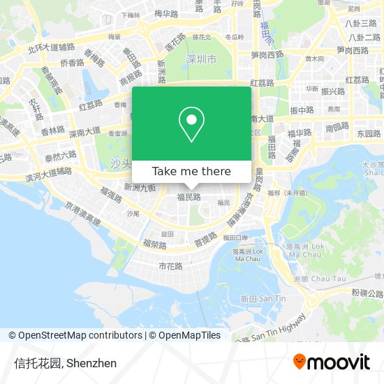 信托花园 map