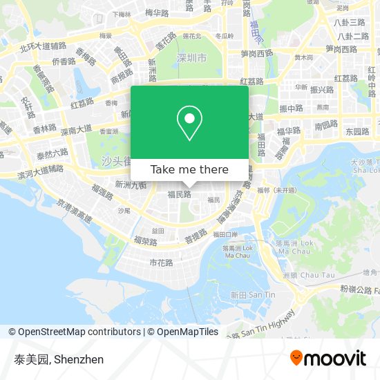 泰美园 map