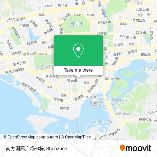 南方国际广场-B栋 map