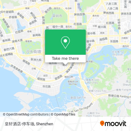 皇轩酒店-停车场 map