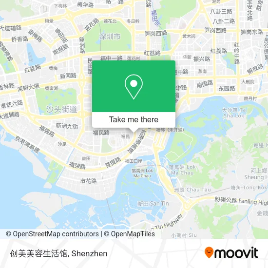 创美美容生活馆 map