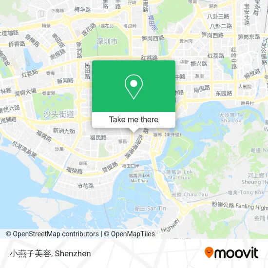 小燕子美容 map