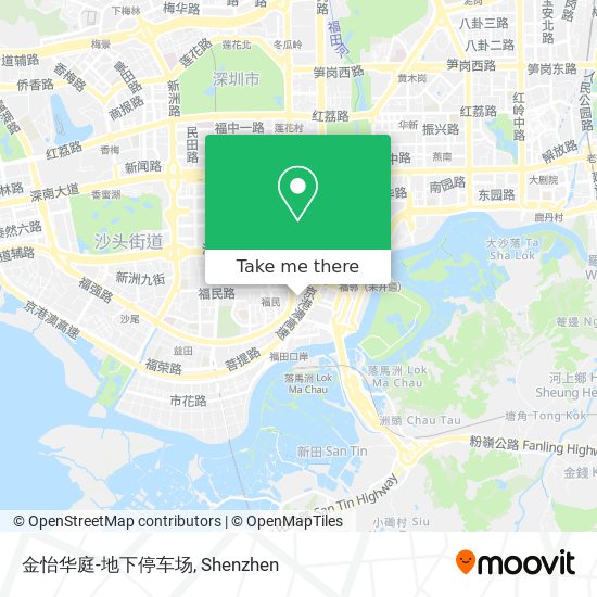 金怡华庭-地下停车场 map