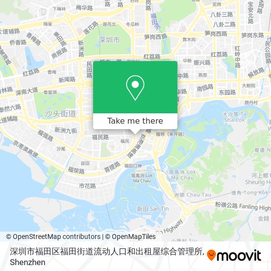 深圳市福田区福田街道流动人口和出租屋综合管理所 map